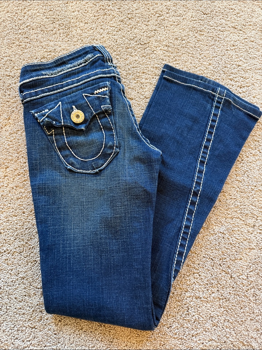 True Religion Women's Vintage Joey Big T Jeans
